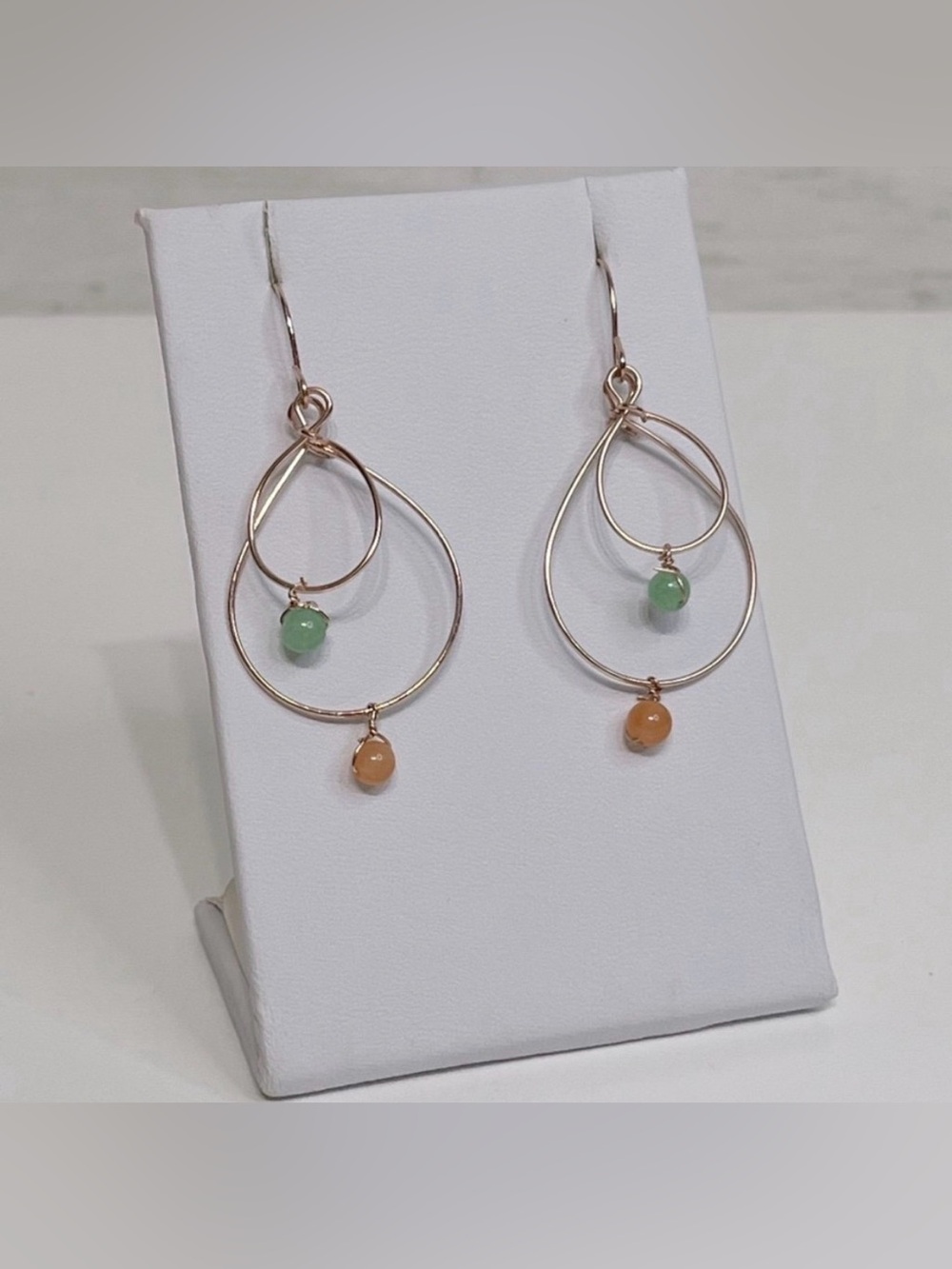 NEW Rose Gold Boho Statement Earrings
